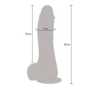 Get Real-Dildo Vibrator Rotator Up&down Natural-Rotatie, Ventuza - imagine 5