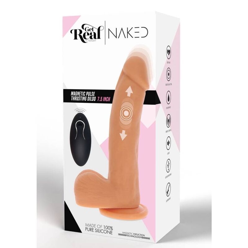 Get Real-Dildo cu Impuls Magnetic Pulsant Natural-Silicon 5 img 140781 4d79586dc489de764eda1b489e4b7add 1