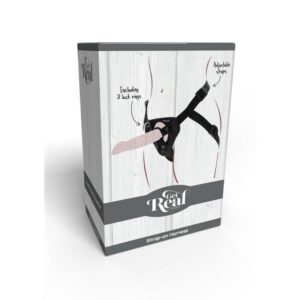 Get Real-Ham Strap-on Negru-Silicon - imagine 9