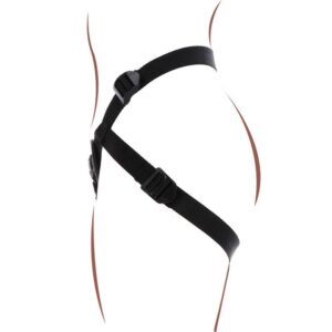 Get Real-Ham Strap-on Negru-Silicon - imagine 4