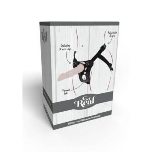 Get Real-Strap-on Pleasure Harnés Negru-Silicon 18 Get Real-Strap-on Pleasure Harnés Negru-Silicon - imagine 9