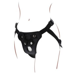 Get Real-Strap-on Pleasure Harnés Negru-Silicon 16 Get Real-Strap-on Pleasure Harnés Negru-Silicon - imagine 7