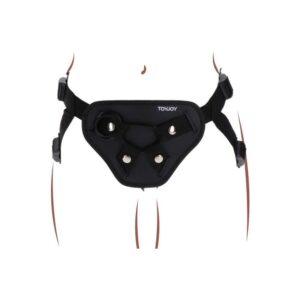 Get Real-Strap-on Deluxe Ham pentru Dildo Negru-Silicon 16 Get Real-Strap-on Deluxe Ham pentru Dildo Negru-Silicon - imagine 7