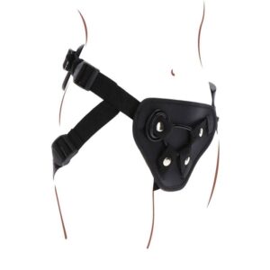 Get Real-Strap-on Deluxe Ham pentru Dildo Negru-Silicon 12 Get Real-Strap-on Deluxe Ham pentru Dildo Negru-Silicon - imagine 3