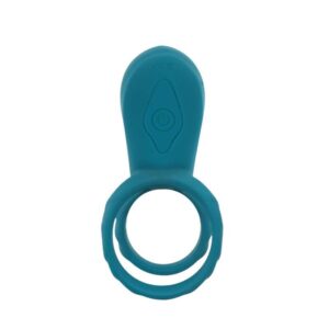 Xocoon-Inel Vibrator pentru Cuplu Verde - imagine 3