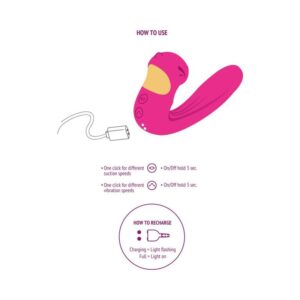 Xocoon-Celestial Love Vibe Stimulator Fucsia - imagine 6