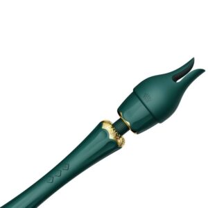Zalo-Kyro Baghetă Masaj Verde-Silicon, 5 Trepte, Reincarcabil, USB 18 Zalo-Kyro Baghetă Masaj Verde-Silicon, 5 Trepte, Reincarcabil, USB - imagine 8
