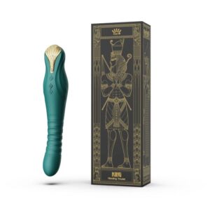 Zalo-King Thruster Verde-Silicon, 3 Trepte, Reincarcabil - imagine 8