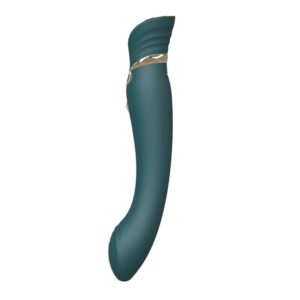 Zalo-Queen G-spot Pulsewave Vibe Verde-Silicon, 7 Trepte - imagine 6