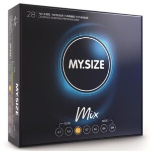 My Size Mix-Mix Prezervative 53 mm 28 Buc 2 My Size Mix-Mix Prezervative 53 mm 28 Buc · Prezervative