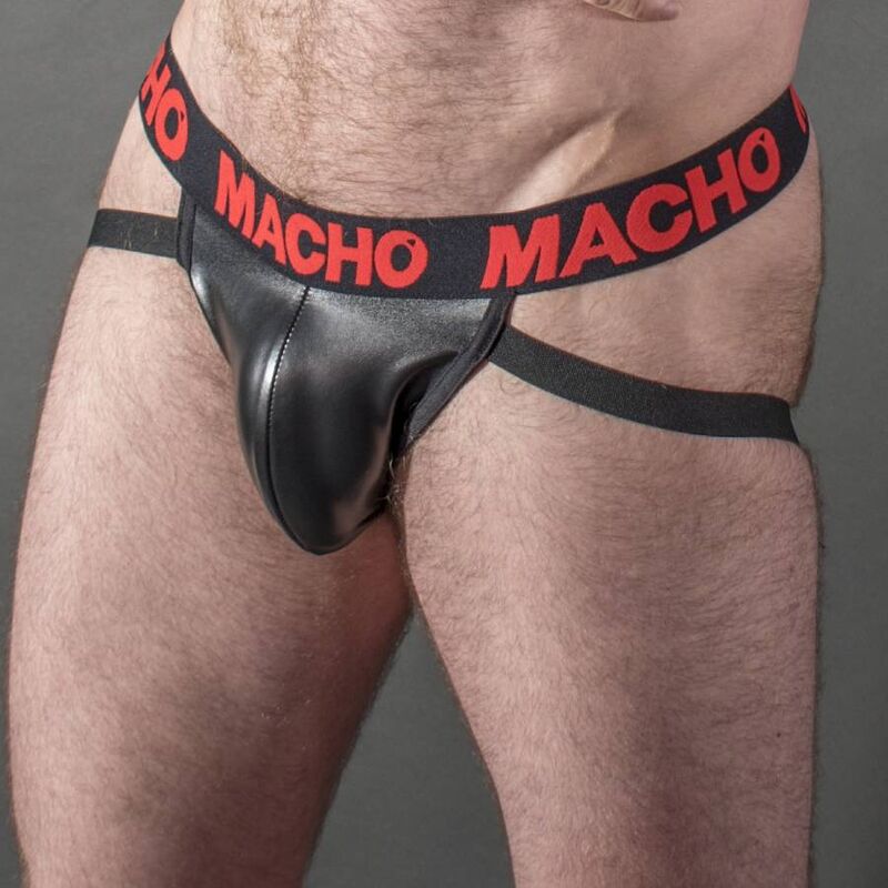 Macho Underwear-MX25RC Jock din Piele Roșie, S/M/L/XL 1 img 141411 d76cc43447342421cd78b8790426ddb8 1