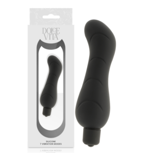 Dolce Vita-Vibrator G-spot Negru Silicon-7 Trepte, Waterproof 8 Dolce Vita-Vibrator G-spot Negru Silicon-7 Trepte, Waterproof - imagine 4