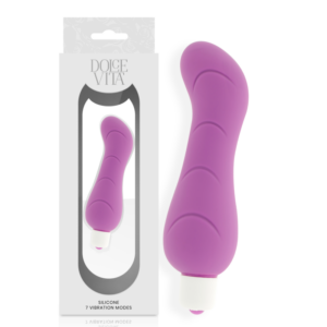 Dolce Vita-G-spot Mov din Silicon-7 Trepte, Waterproof - imagine 4