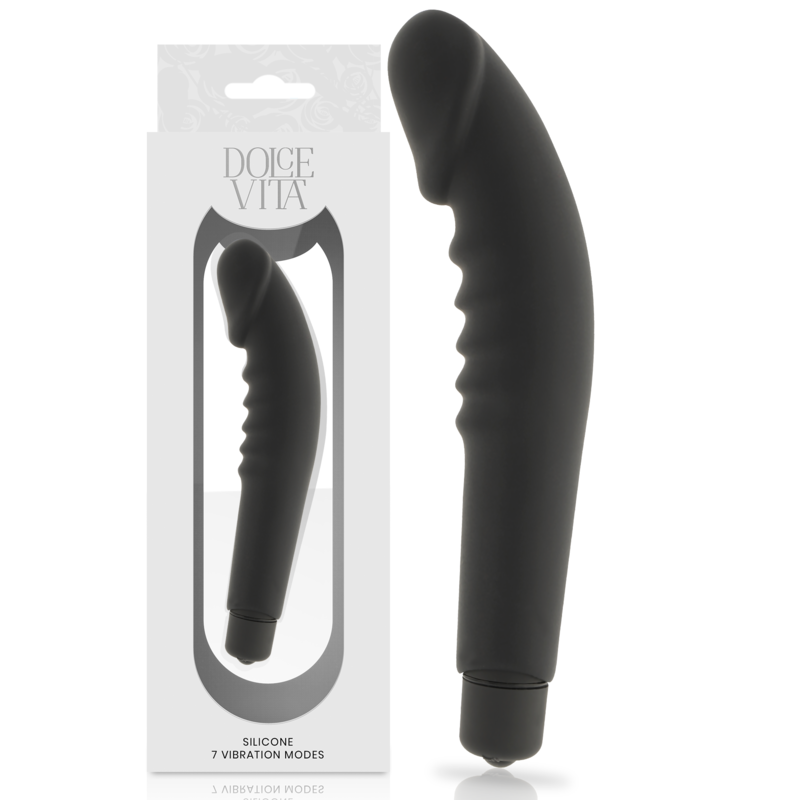 Dolce Vita-Plăcere Realistă Vibrator din Silicon Negru-7 Trepte 4 img 141842 3838ee3eb554373db50ace458f8276d5 1