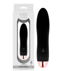 Dolce Vita-Vibrator Reîncărcabil Four Negru, 7 Viteze-Silicon, 7 8 Dolce Vita-Vibrator Reîncărcabil Four Negru, 7 Viteze-Silicon, 7 - imagine 4