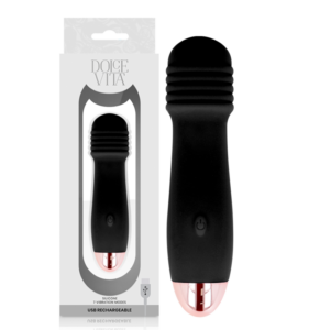 Dolce Vita-Vibrator Reîncărcabil Three Black 7 Viteze-Silicon, 7 8 Dolce Vita-Vibrator Reîncărcabil Three Black 7 Viteze-Silicon, 7 - imagine 4