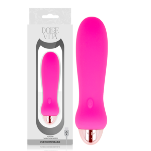 Dolce Vita-Vibrator Reîncărcabil Five Pink 7 Viteze-Silicon, 7 7 Dolce Vita-Vibrator Reîncărcabil Five Pink 7 Viteze-Silicon, 7 - imagine 3