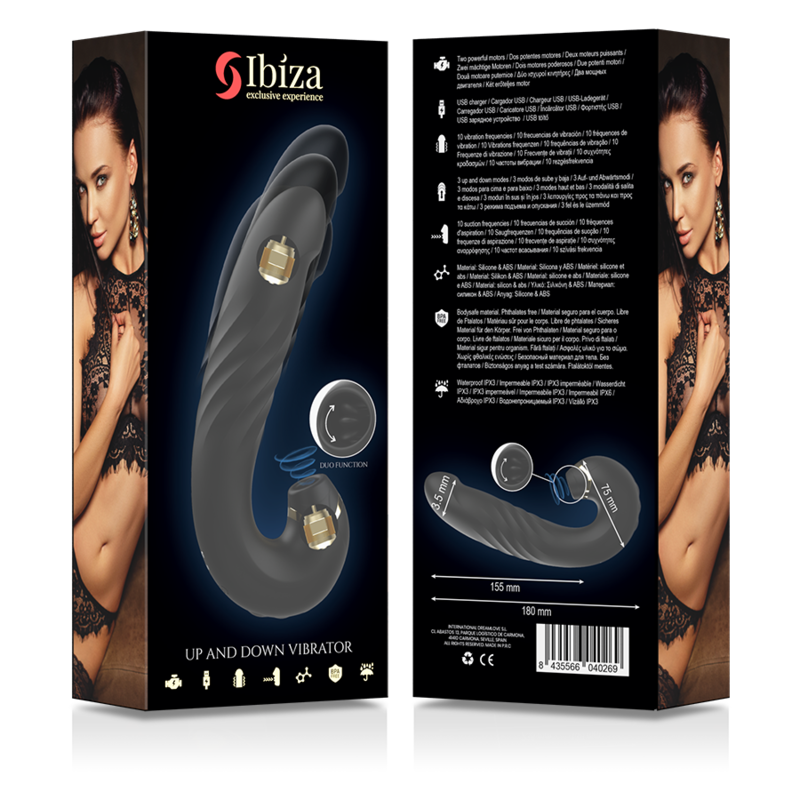 Ibiza Technology-Up & Down Vibrator cu Sucțiune Clitoridiană 9 Ibiza Technology-Up & Down Vibrator cu Sucțiune Clitoridiană · Vibratoare (imaginea 9)