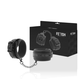 Fetish Submissive Bondage-Cătușe din Piele Vegană cu Căptușeală - imagine 5