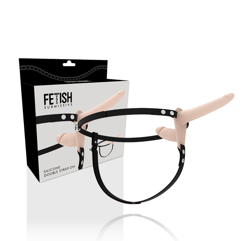 Fetish Submissive Harness-Ham Dublă Penetrare Flesh-Silicon 2 Fetish Submissive Harness-Ham Dublă Penetrare Flesh-Silicon · Strapon & Harness (imaginea 2)