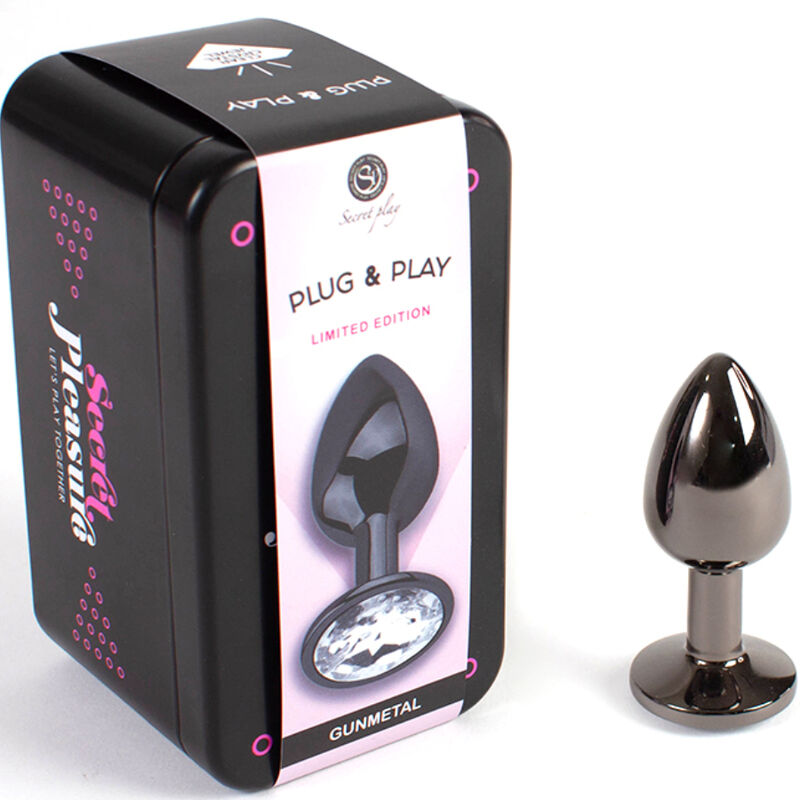 Secretplay Toys-Gunmetal Plug Anal Mărime S 7 cm 2 img 142758 904a1c8a45ff1940a49fdec57ab2349c 1