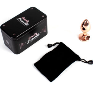 Secretplay Toys-Plug Anal Metalic Aur Roz, Mărime S, 7 cm - imagine 4