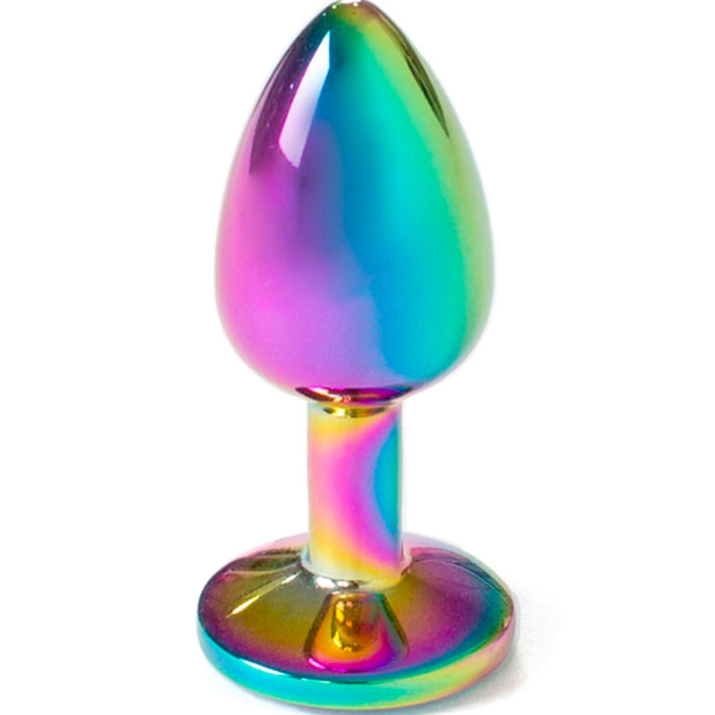 Secretplay Toys-Plug Anal Metalic Multicolor Mărime S 7 cm 1 img 142772 841da54857496f0ba92f8086532b7b14 1