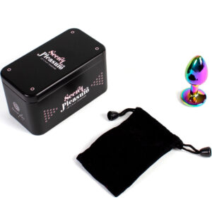 Secretplay Toys-Plug Anal Metalic Multicolor Mărime S 7 cm 8 Secretplay Toys-Plug Anal Metalic Multicolor Mărime S 7 cm - imagine 4