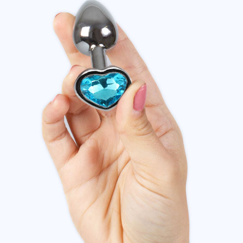 Secretplay Toys-Plug Anal Metalic Inimă Albastră, Mărime S, 7 cm 3 img 142785 ff35935b39a0739f92836dfe305bfaa3 1