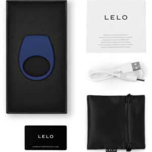 Lelo-Tor 3 Inel Vibrator, Albastru/Lila/Negru-Silicon, 7 Trepte 5 Lelo-Tor 3 Inel Vibrator, Albastru/Lila/Negru-Silicon, 7 Trepte - imagine 3