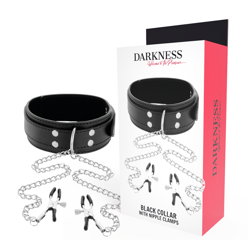Darkness Bondage-Colier cu Cleme pentru Sfârcuri, Negru-Metal 1 img 142860 d2596252ecf6e4e8388df8d9f099dcb2 1