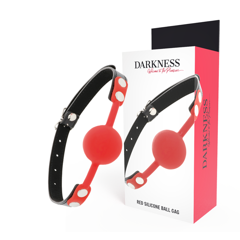 Darkness Bondage-Gag din Silicon Roșu 1 img 142867 3055a942c32db10ea241f06b00795811 1