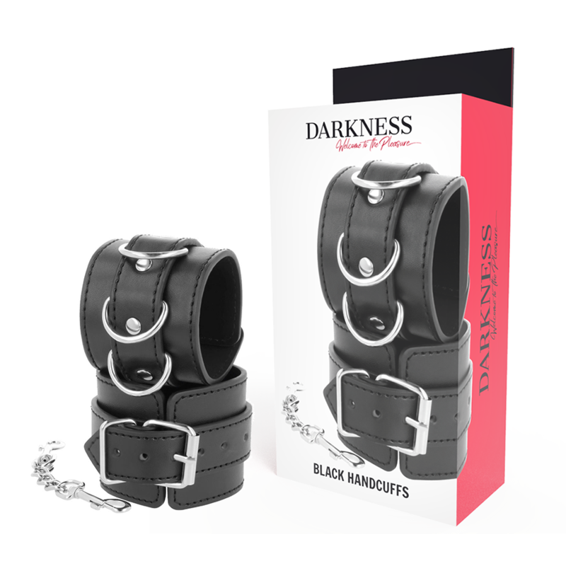 Darkness Bondage-Cătușe Negre-PVC 1 img 142884 1a8a77151c14225ca7059b7730011d1f 1