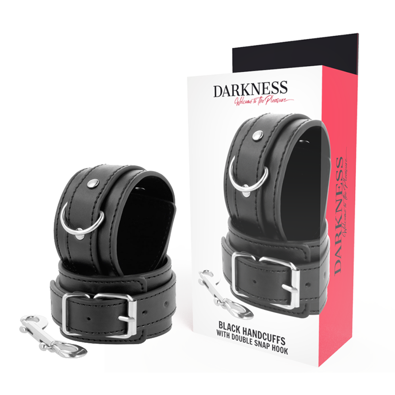 Darkness Bondage-Cătușe Negre Reglabile cu Bandă Dublă 1 img 142889 e59bd2e1191f8edb772b5552d4ae3975 1