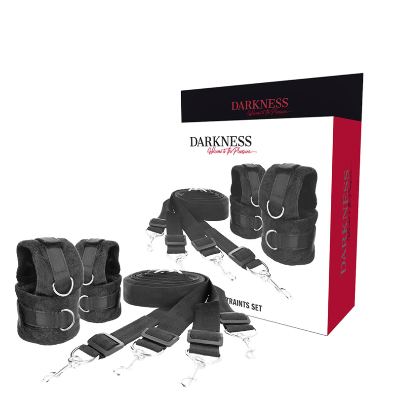 Darkness Bondage-Set Curele de Fixare pentru Pat-Metal 1 img 142900 f3abcbd0a3fd37c78c8c5305ade6c29c 1