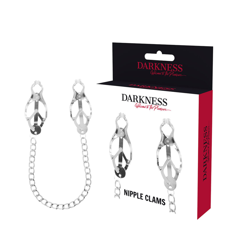 Darkness Bondage-Cleme Metalice pentru Sfârcuri cu Lanț 1 img 142918 539a85832718e91eb0ee9d6a1929647f 1