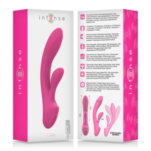 Intense High Tech-Luigi Vibrator Rabbit Siliconă Lichidă Roz-10 14 Intense High Tech-Luigi Vibrator Rabbit Siliconă Lichidă Roz-10 - imagine 7