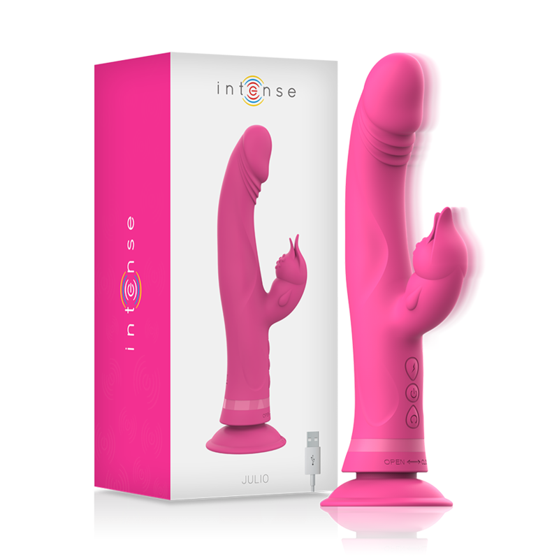 Intense High Tech-Julio Rabbit Vibrator Roz din Silicon-12 Trepte 1 img 143182 3298011839a5acfdbdd8bfbae8529547 1