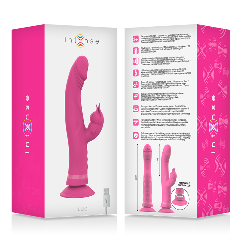 Intense High Tech-Julio Rabbit Vibrator Roz din Silicon-12 Trepte 2 img 143185 f34a4373442ff5b57fdd9864ae40f8a4 1