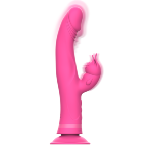 Intense High Tech-Julio Rabbit Vibrator Roz din Silicon-12 Trepte 11 Intense High Tech-Julio Rabbit Vibrator Roz din Silicon-12 Trepte - imagine 4