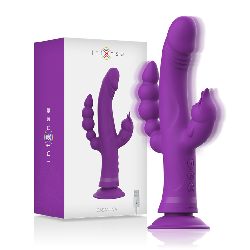 Intense High Tech-Casanova Rabbit Vibrator din Silicon Triple 1 img 143191 56dd4ea6a67333b5d716f987087ff613 1