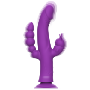 Intense High Tech-Casanova Rabbit Vibrator din Silicon Triple 12 Intense High Tech-Casanova Rabbit Vibrator din Silicon Triple - imagine 6