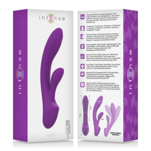 Intense High Tech-Luigi Vibrator Rabbit Siliconă Lichidă Mov-10 9 Intense High Tech-Luigi Vibrator Rabbit Siliconă Lichidă Mov-10 - imagine 2