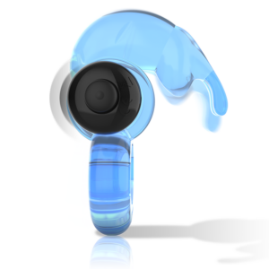 Intense For Him-Fry Inel Vibrator Albastru-ABS, Waterproof - imagine 4