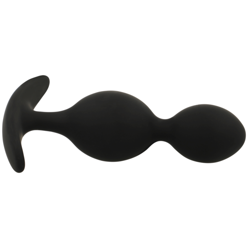 Black&silver-Orson Plug Siliconă 2 Ondulații Anale 9,5 cm 4 img 143266 07d4a4a188340b943a4d7aede933a753 1