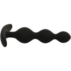 Black&silver-Rupert Lanț de Bile Anale 10 cm-Silicon, Waterproof 9 Black&silver-Rupert Lanț de Bile Anale 10 cm-Silicon, Waterproof - imagine 4