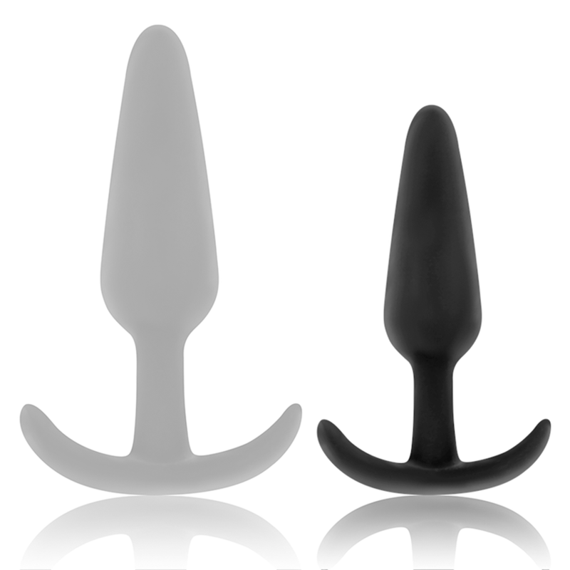 Black&silver-Hansel Plug Anal Siliconă cu Mâner Mic-Waterproof 3 img 143277 a79b20f5fb4bfea0d02843433bad9cbd 1