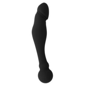 Black&silver-Karl Dildo Estimulator Punct G 18 cm-Silicon 9 Black&silver-Karl Dildo Estimulator Punct G 18 cm-Silicon - imagine 4