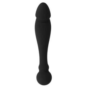 Black&silver-Karl Dildo Estimulator Punct G 18 cm-Silicon 8 Black&silver-Karl Dildo Estimulator Punct G 18 cm-Silicon - imagine 3
