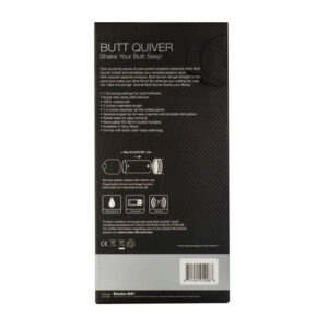 Rocks-off-Butt Quiver Stimulator P-point 7 Viteze Negru-Silicon - imagine 3